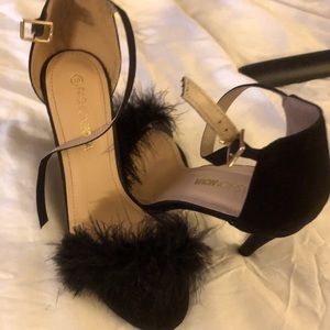 FashionNova fur heels